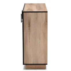 Outlet Kirklands Home Stella Contemporary Oak 3-Door Sideboard