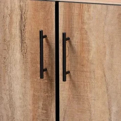 Outlet Kirklands Home Stella Contemporary Oak 3-Door Sideboard