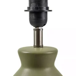 Clearance Kirklands Home Stella Mini Table Lamp with Woven Shade Green