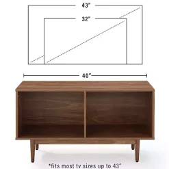 Hot Kirklands Home Stephen Medium Modern Wood Console Table