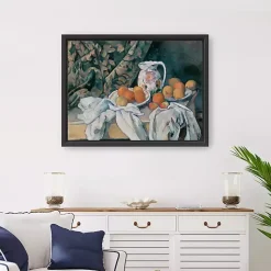 Discount Kirklands Home Still Life with a Curtain Framed Canvas Art Print Multi