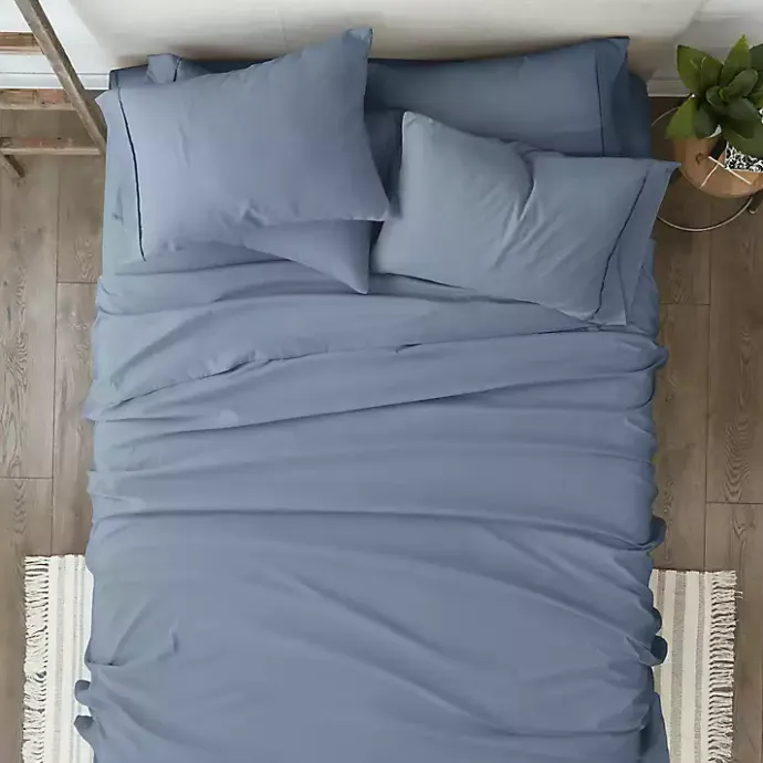 New Kirklands Home Stone 6-pc. King Sheet Set Blue