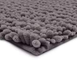 Clearance Kirklands Home Stone Lofty Pile Chenille Bath Mat, 34 in. Gray