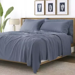 Discount Kirklands Home Stone Ultra Soft 6-pc. Full Sheet Set Gray
