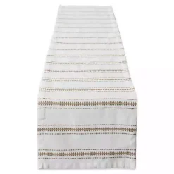 Sale Kirklands Home Stone Zig Zag Dobby Stripe Runner Tan