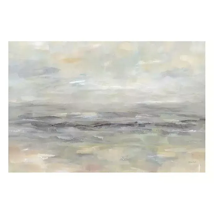 Best Kirklands Home Stormy Gray Landscape Giclee Canvas Art Print