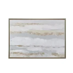 Best Kirklands Home Strato Hand Embellished Gold Foil Framed Art Print