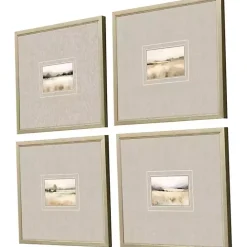 Best Kirklands Home Subtle Landscapes Framed Art Prints, Set of 4 Gray