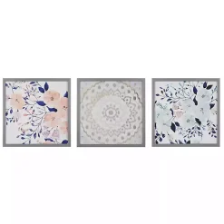 New Kirklands Home Summer Bliss Framed Art Prints, Set of 3
