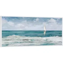 Hot Kirklands Home Summer Cay Panel Framed Canvas Art Print