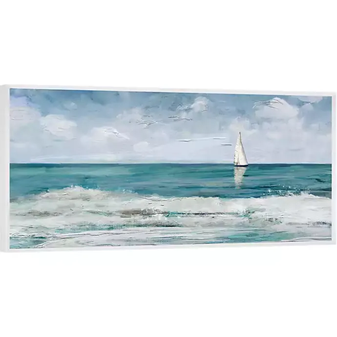 Hot Kirklands Home Summer Cay Panel Framed Canvas Art Print