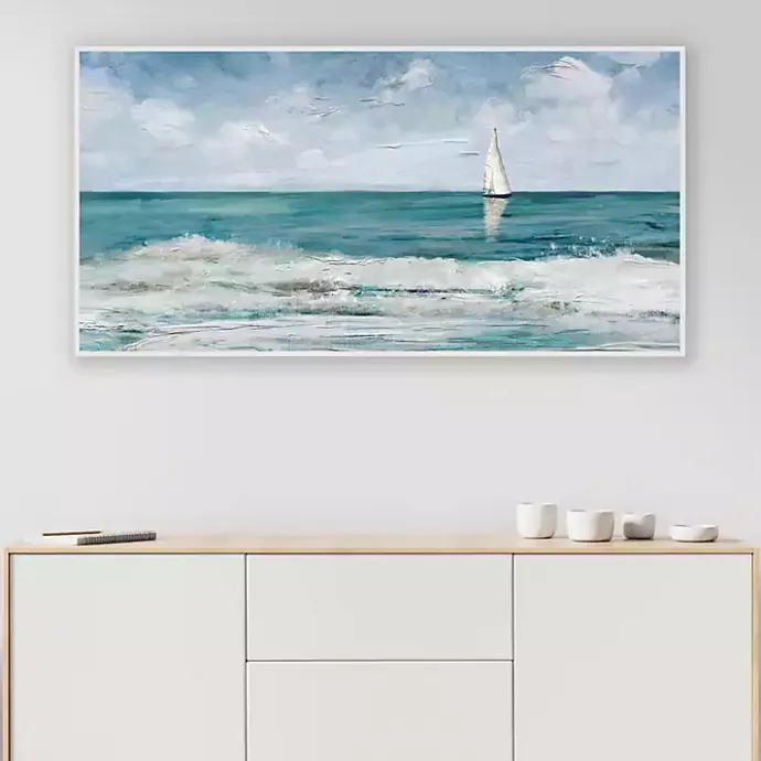Hot Kirklands Home Summer Cay Panel Framed Canvas Art Print