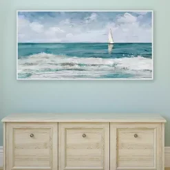 Hot Kirklands Home Summer Cay Panel Framed Canvas Art Print