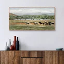 Clearance Kirklands Home Summer Herd Framed Canvas Art Print