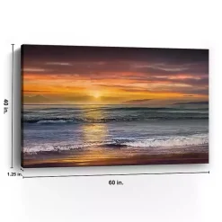 Online Kirklands Home Sundown Descanso Beach Canvas Art Print, 60x40 in.