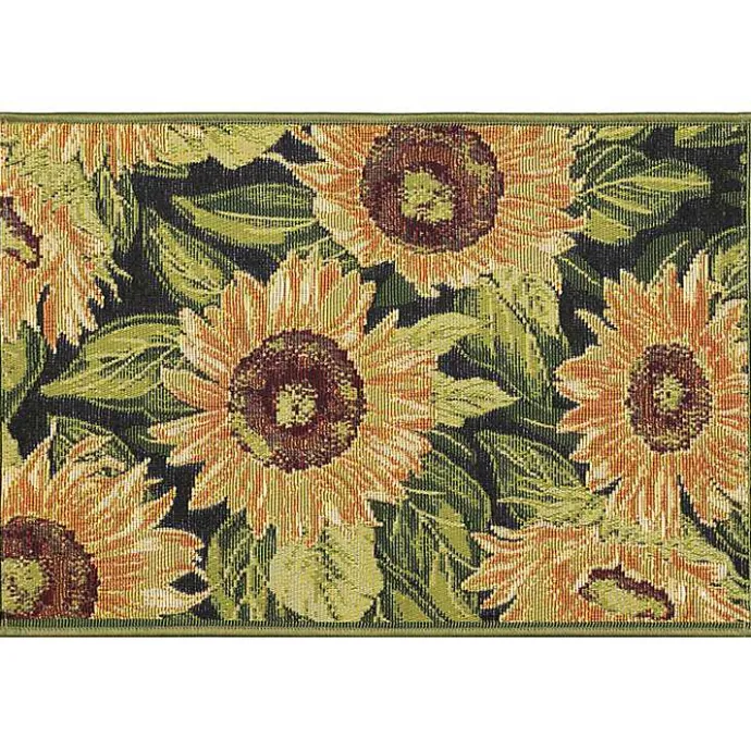 Discount Kirklands Home Sunflower Blossoms Indoor/Outdoor Rug, 3x4