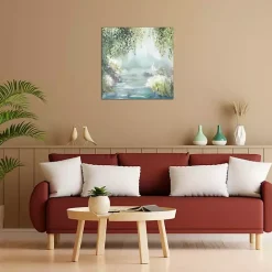 Kirklands Home Sunny Forest Path Canvas Art Print