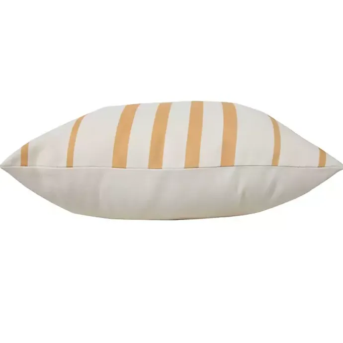 Online Kirklands Home Sunshine Geometric Stripes Outdoor Pillow