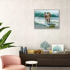 Discount Kirklands Home Surf & Turf Framed Canvas Art Print Multi