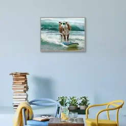 Discount Kirklands Home Surf & Turf Framed Canvas Art Print Multi