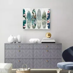 Best Kirklands Home Surf Patterns Canvas Art Print Multi
