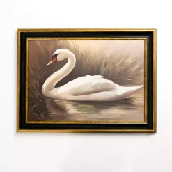 Hot Kirklands Home Swan Lake Framed Art Print