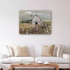 Hot Kirklands Home Swatland Wildflower Barn Canvas Art Print