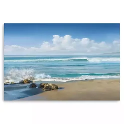 Clearance Kirklands Home Sweeping Blue Canvas Art Print, 48x32 in.