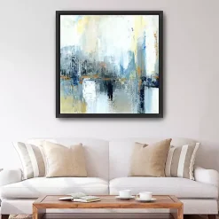 Sale Kirklands Home Sweeping the City Framed Canvas Art Print
