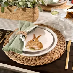 Online Kirklands Home Sweet Bunny Salad Plates, Set of 4