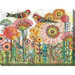 Sale Kirklands Home Sweet Tweets Outdoor Canvas Art Print Multi