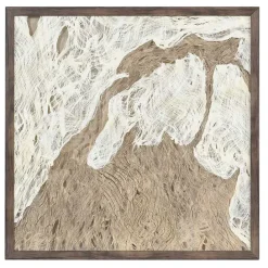 New Kirklands Home Swept Away II Shadowbox Wall Plaque