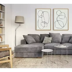 Best Kirklands Home Sylvie Going in Circles Canvas Prints, Set of 2