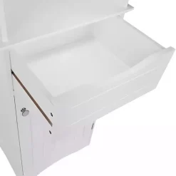 Online Kirklands Home Tall Open Shelves Cabinet White