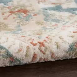 Kirklands Home Talula Teal Bohemian Vintage Area Rug, 5x7