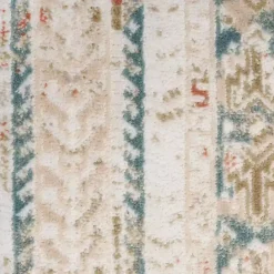 Kirklands Home Talula Teal Bohemian Vintage Area Rug, 5x7