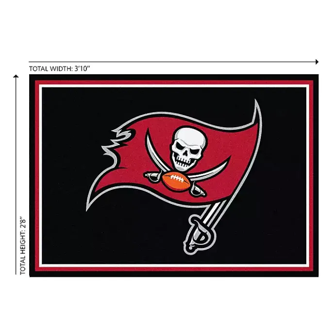 Discount Kirklands Home Tampa Bay Buccaneers Area Rug, 3x4
