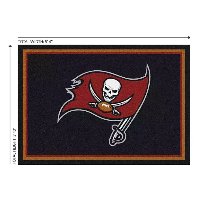 Hot Kirklands Home Tampa Bay Buccaneers Area Rug, 4x6
