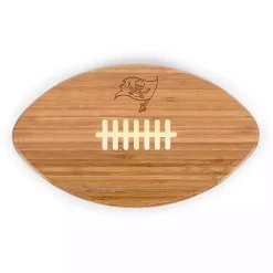 Online Kirklands Home Tampa Bay Buccaneers Bamboo Football Cutting Board Tan