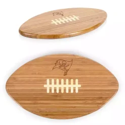Online Kirklands Home Tampa Bay Buccaneers Bamboo Football Cutting Board Tan