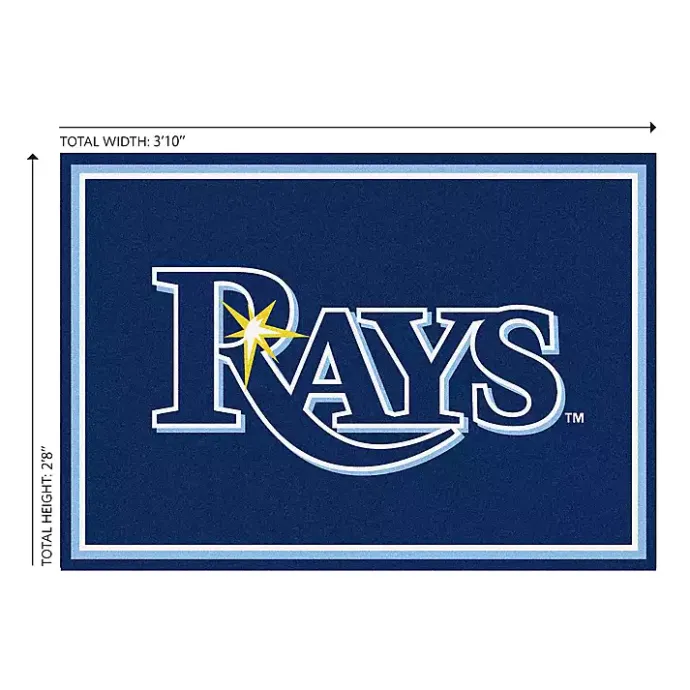Kirklands Home Tampa Bay Devil Rays Spirit Rug, 3x4 Blue