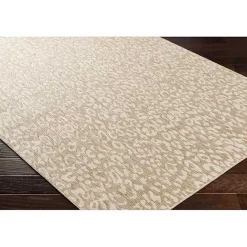 New Kirklands Home Tan Amur Outdoor Rug, 6x9