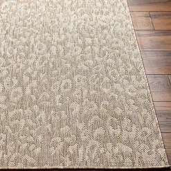 Kirklands Home Tan Amur Outdoor Rug, 7x10