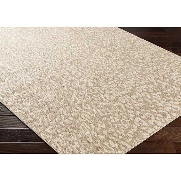 Kirklands Home Tan Amur Outdoor Rug, 7x10