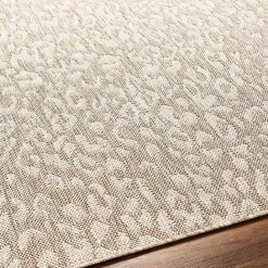 Outlet Kirklands Home Tan Amur Outdoor Rug, 9x12