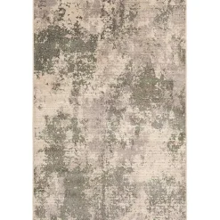 Hot Kirklands Home and Black Abstract Livs Area Rug, 5x7 Tan