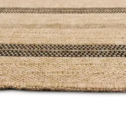 Online Kirklands Home Tan and Black Framed Indoor/Outdoor Area Rug, 5x7