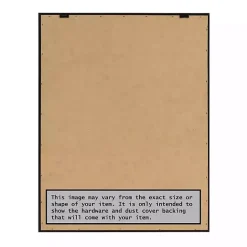 Kirklands Home Tan and Black Wash Laundry Framed Wall Plaque