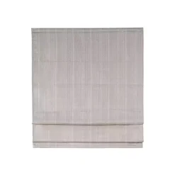 Kirklands Home Basketweave Cordless Roman Shade, 27 in. Tan