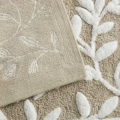 Online Kirklands Home Tan Botanical Cotton Bath Mat, 34 in.